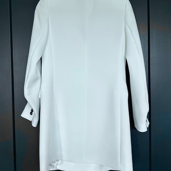 🤍✨ NWT The Kooples White Blazer Mini Dress | Asymmetric Button | Retail $575! - Picture 6 of 9